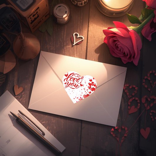 Cœur Love You Sticker