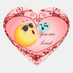 Cœur Love You_ Sticker
