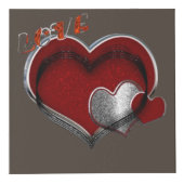 Coeur magique Cube photo Brown (Devant)