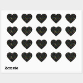 Cœur Mai, 7 Anniversaire Sticker (Feuille)