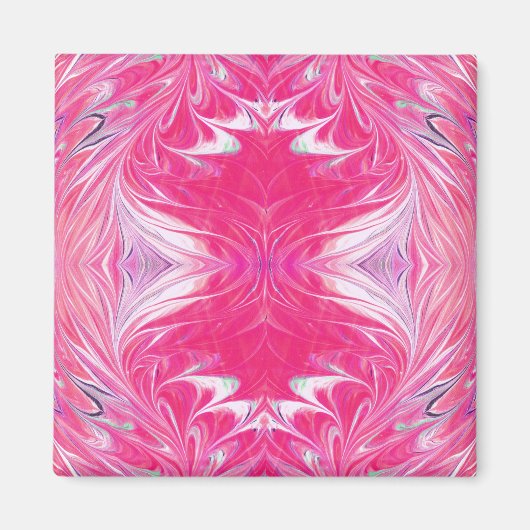 coeur marbré - Aimant (Devant)