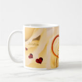 Coeur Mariage Faveur Mug (Gauche)