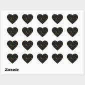 Cœur Mars 8 Anniversaire Sticker (Feuille)