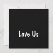 Cœur Merci Noir & Blanc (Dos)