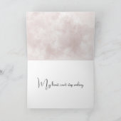 Coeur Merci Souriant Sur Aquarelle Rose (Intérieur)