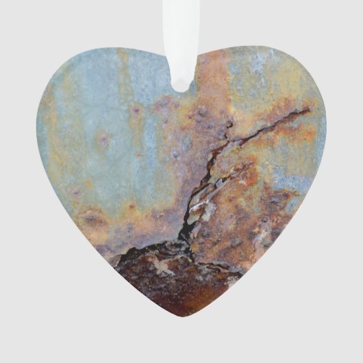 Coeur métallique rouillé (devant)