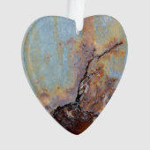 Coeur métallique rouillé (devant)