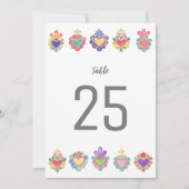 Coeur mexicain, numéro de table du coeur sacré (Devant)