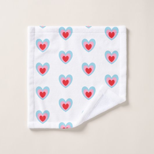 Coeur mignon moderne (Gant de toilette)