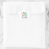 Cœur Miss You Frog Sticker Cute Frog Holding Heart Emot (Sac)
