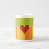 Coeur Motif mugs (Devant)