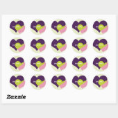 COEUR NOMS STICKER / SEAL :: coeurs en couches 2 (Feuille)