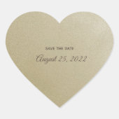 Coeur or avec stickers texte (Devant)