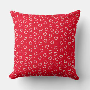 Coeur Oreiller à lancer rouge