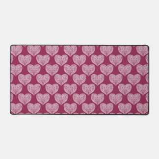 Coeur ornemental en tapis de bureau Bourgogne