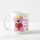 Coeur Ours Hug Mug (Gauche)