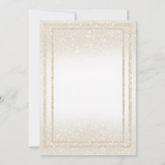 Cœur Pailleté Arc-en-Ciel Faire-Part de Date de Ma (Dos)