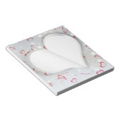 Coeur papier plié moderne - Bloc-notes (Incliné)