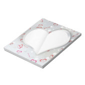 Coeur papier plié moderne - Bloc-notes (Tourné)