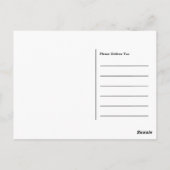 Coeur peint, Invitation de la fête d'action de grâ (Dos)