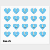 Cœur Penser à vous Llama Heart Sticker (Feuille)