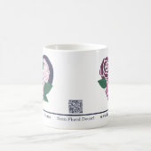 Coeur personnalisé de la Mug de Merch Rose (Centre)
