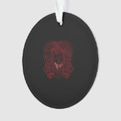 Coeur Pleurant En Rouge - Skeleton Coeurs Mains (devant)