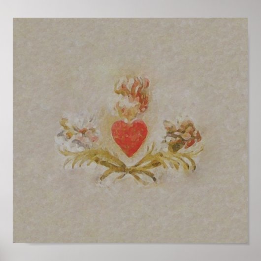 Coeur ~ Poster / Imprimer (Devant)