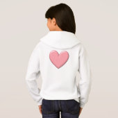Coeur Puffy Rose (Dos entier)
