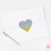 Cœur Rainbow Sticker (Enveloppe)