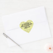 Cœur Relation significative Sticker Coeur Cello (Enveloppe)