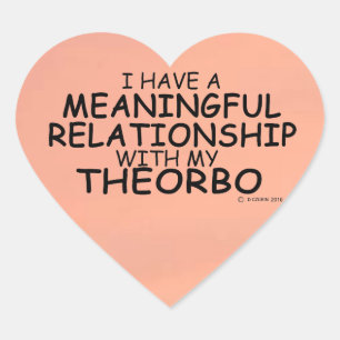 Cœur Relation significative Sticker de coeur Theorbo