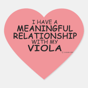 Cœur Relation significative Viola Coeur Sticker