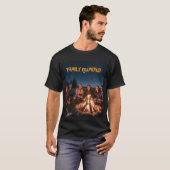 Coeur Réunion Night Mens Tshirt (Devant entier)