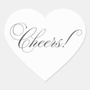 Coeur rose Aimer autocollants