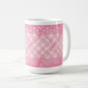COEUR ROSE COEUR QUILLE Tall White Mug