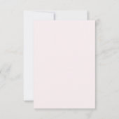 COEUR ROSE COUVERTURE 3.5x5 Carte plate / Rose / V (Dos)