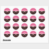 Coeur rose "de la cuisine de" Sticker (Feuille)