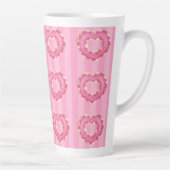 Coeur rose Doughnut café Mug (Droite)
