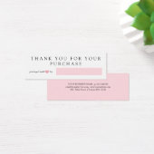 Coeur Rose Emballé De Merci D'Amour (Bureau)