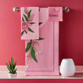 Coeur rose Lily doux