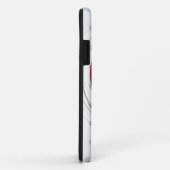 Coeur rouge, coque iphone (Dos/Droite)