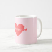 Coeur Rouge Mug "Unbothered" (Devant droit)