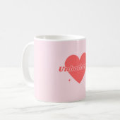 Coeur Rouge Mug "Unbothered" (Devant gauche)