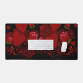 Coeur rouge, roses rouges pour la Saint Valentin (Clavier et souris)
