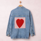 Coeur rouge sur rose (Hangar)