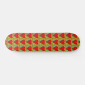 coeur rouge sur skateboard vert (Horz)