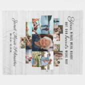 Coeur rustique | 15 Photo Collage Couverture commé (Devant (Horizontal))