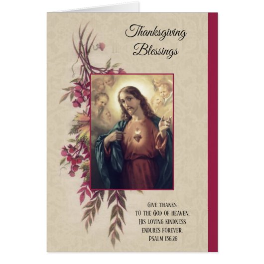 Coeur sacré de thanksgiving des fleurs de Jésus (Devant)