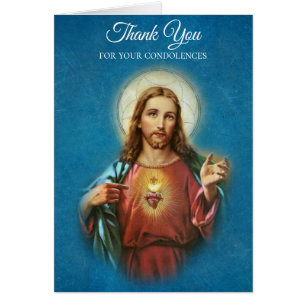 Coeur sacré Jésus de sympathie de condoléance de